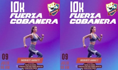 Se viene el evento 10k Fuerza Cobanera